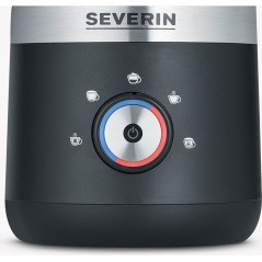 SEVERIN Milk Frother 300ml 550W - Elegant Black & Silver Design for Perfectly Frothy Milk